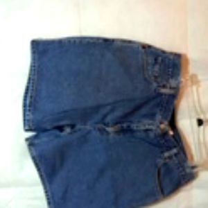 Blue jean shorts